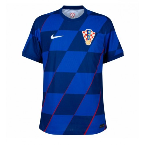 Hrvatska Gostujuci Dres EP 2024 Kratak Rukav